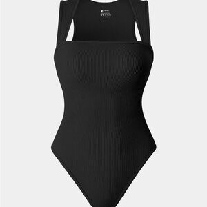 OQQ Black Bodysuit